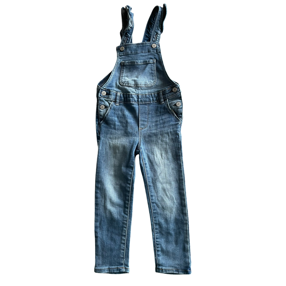 Girls gap blue overalls size 4