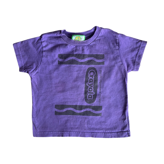 girls Crayola Experience purple T-shirt size 4