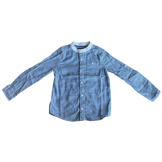 Boys Okaïdi blue and white T-shirt size 5