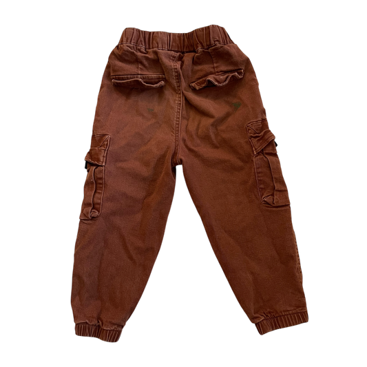 Boys mini panda brown Pants size 4