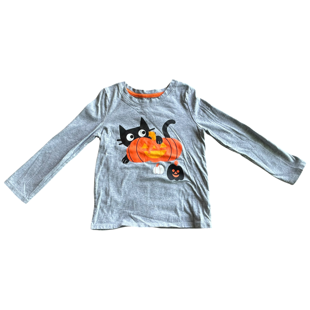 Boys cat & jack gray T-shirt size 4