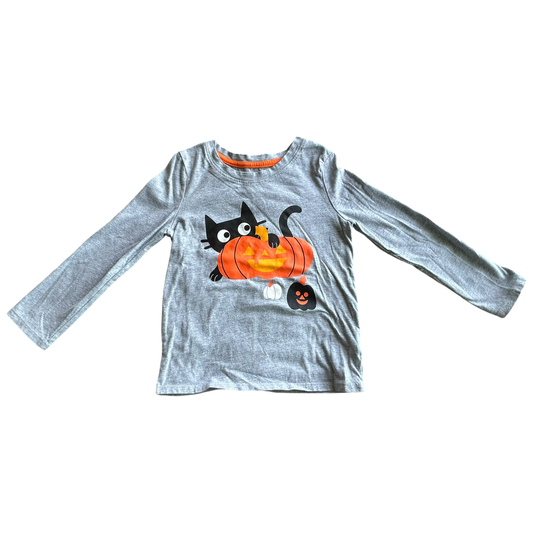 Boys cat & jack gray T-shirt size 4