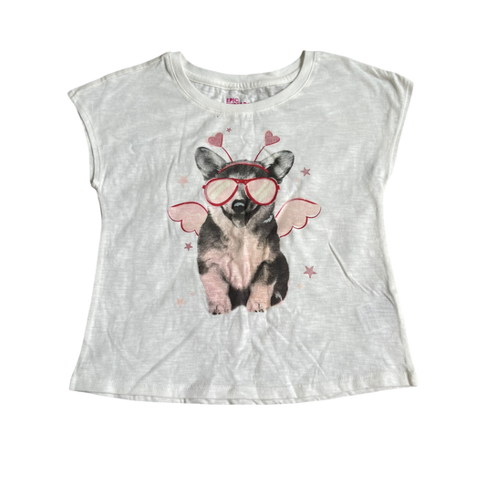 Girls Epic Threads white T-shirt size 8