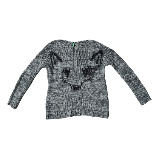 Girls united colors of benetton gray Sweatshirt size 8