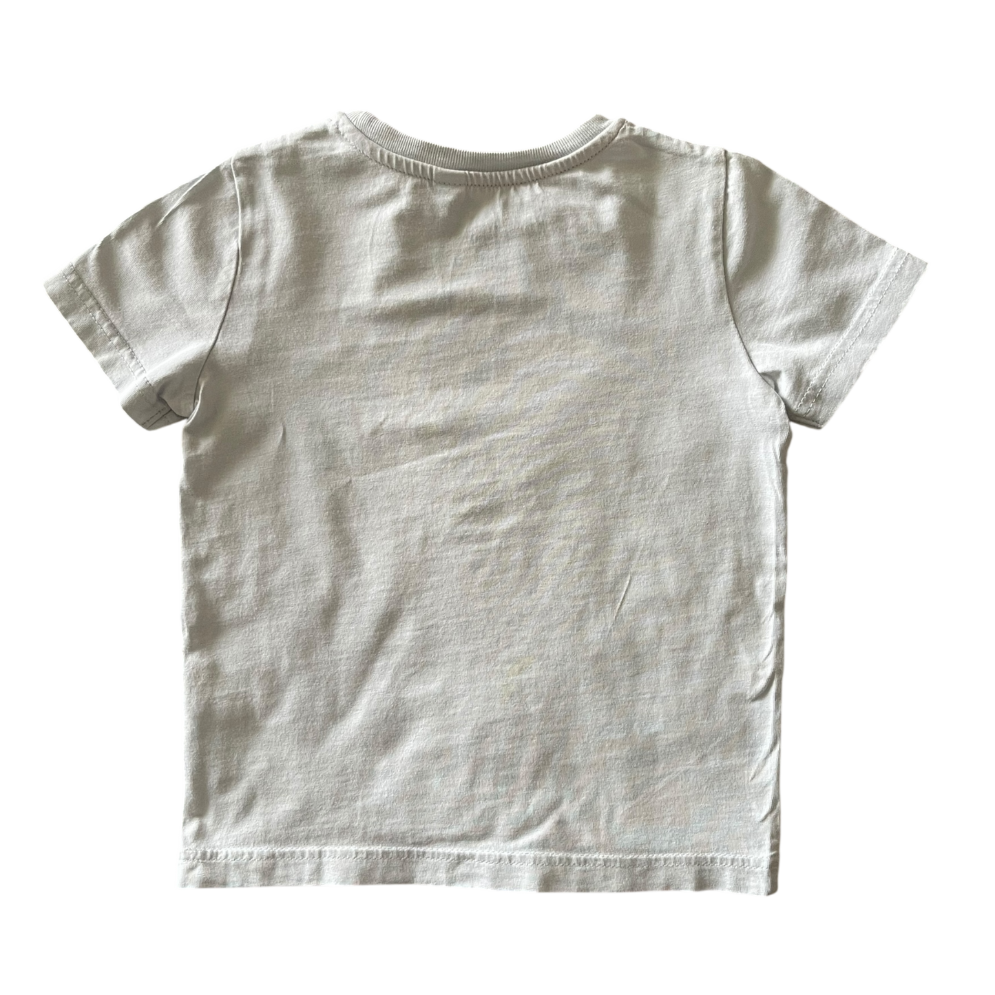 Boys White Football Okaïdi Short Sleeve Tee Shirt