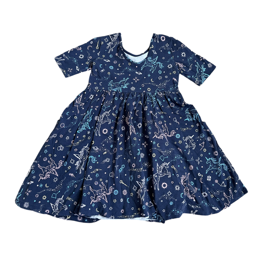 Girls hanna Andersson navy Dress size 6