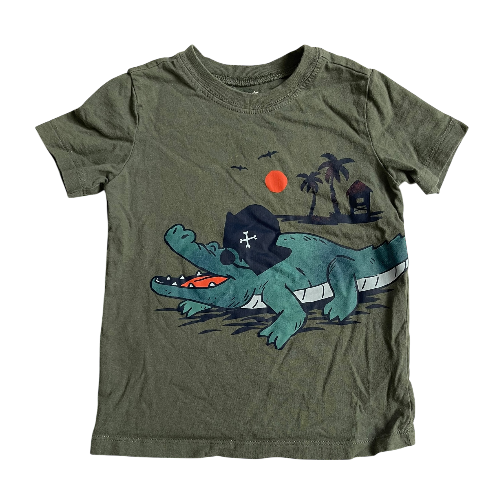 Boys carter’s dark green T-shirt size 2