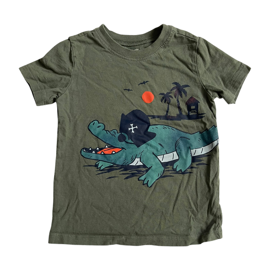 Boys carter’s dark green T-shirt size 2