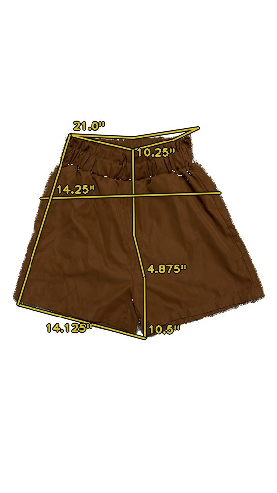 Brown shorts from Shein