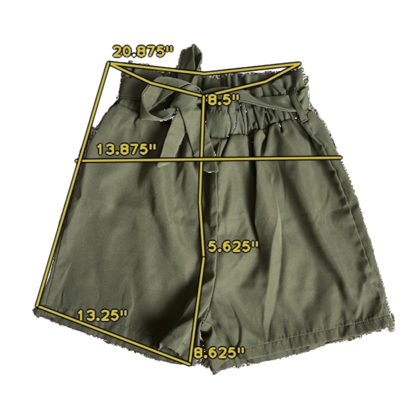 Green shorts from SHEIN