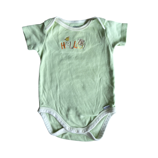Girls gerber light green Onesiesize 3 mth