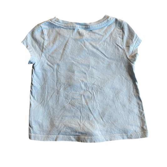 Girls bluey blue T-shirt size 4
