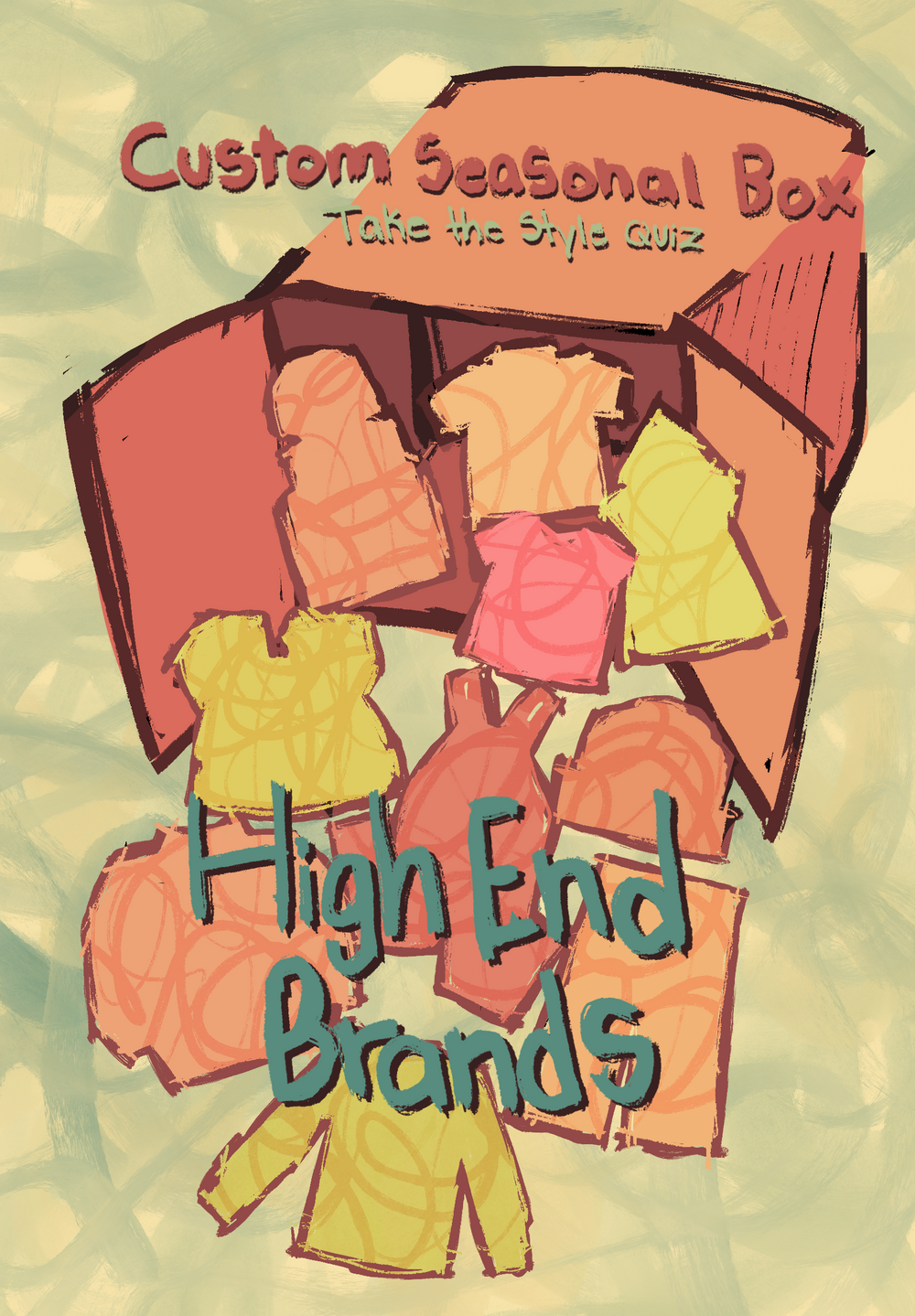 Seasonal Box - 25 pieces - High End Brands