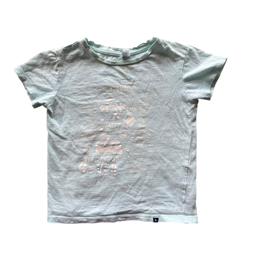 Light Blue Girls Okaïdi Short Sleeve Tee