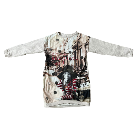 Girls knit wear creamy Sweatshirt size 10