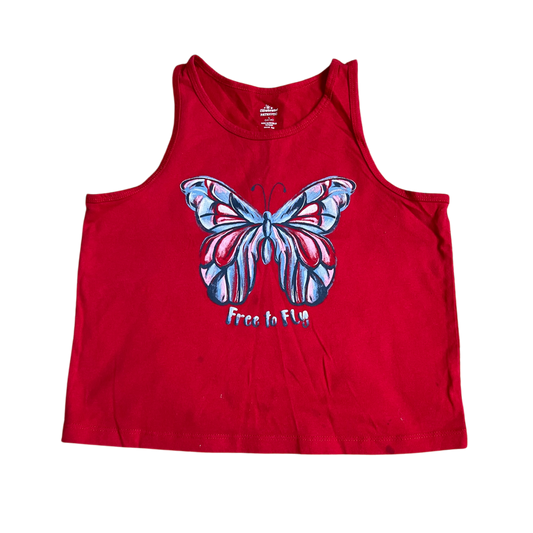 Girls celebrate patriotic red T-shirt size 10