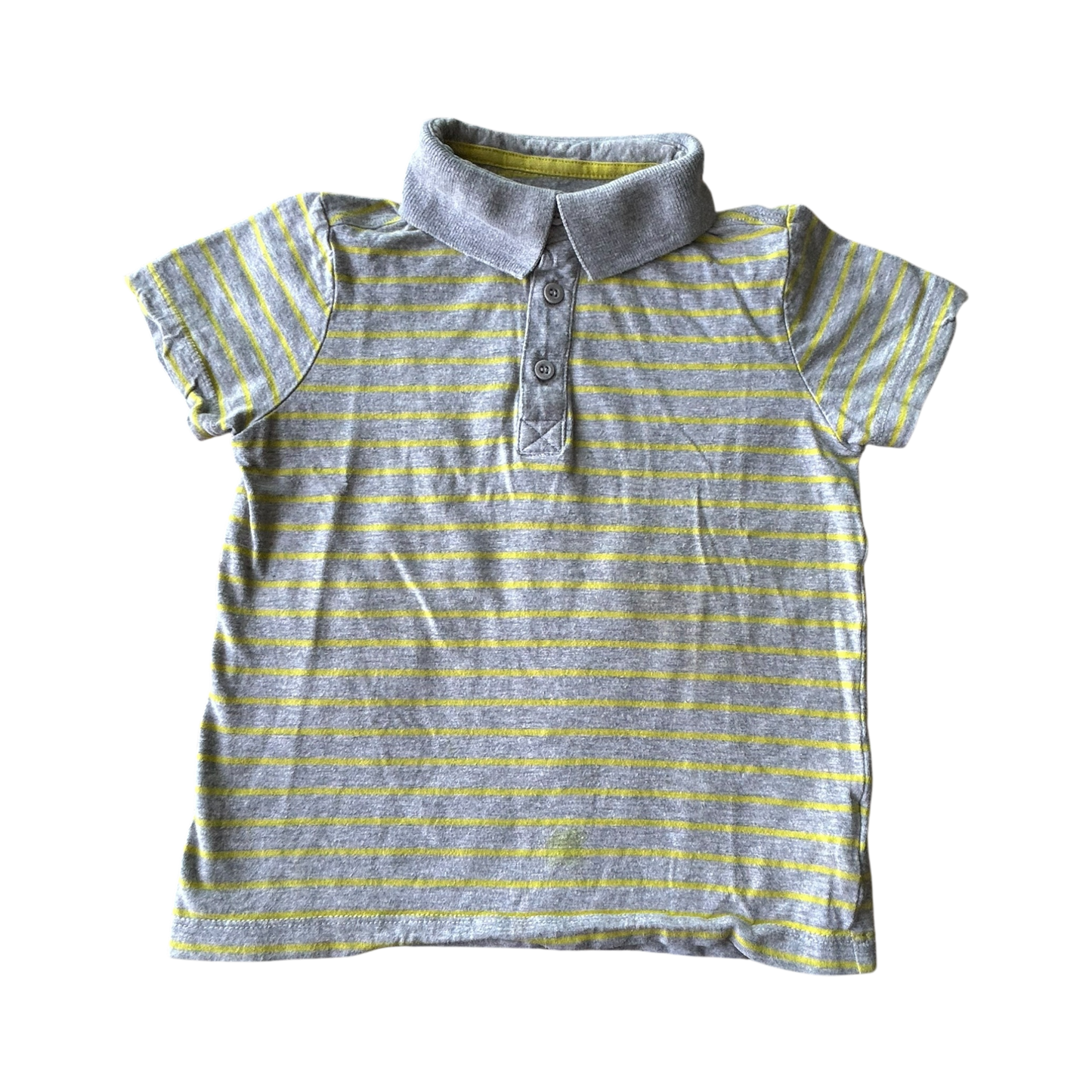 Boys ready steady go gray and yellow T-shirt size 3