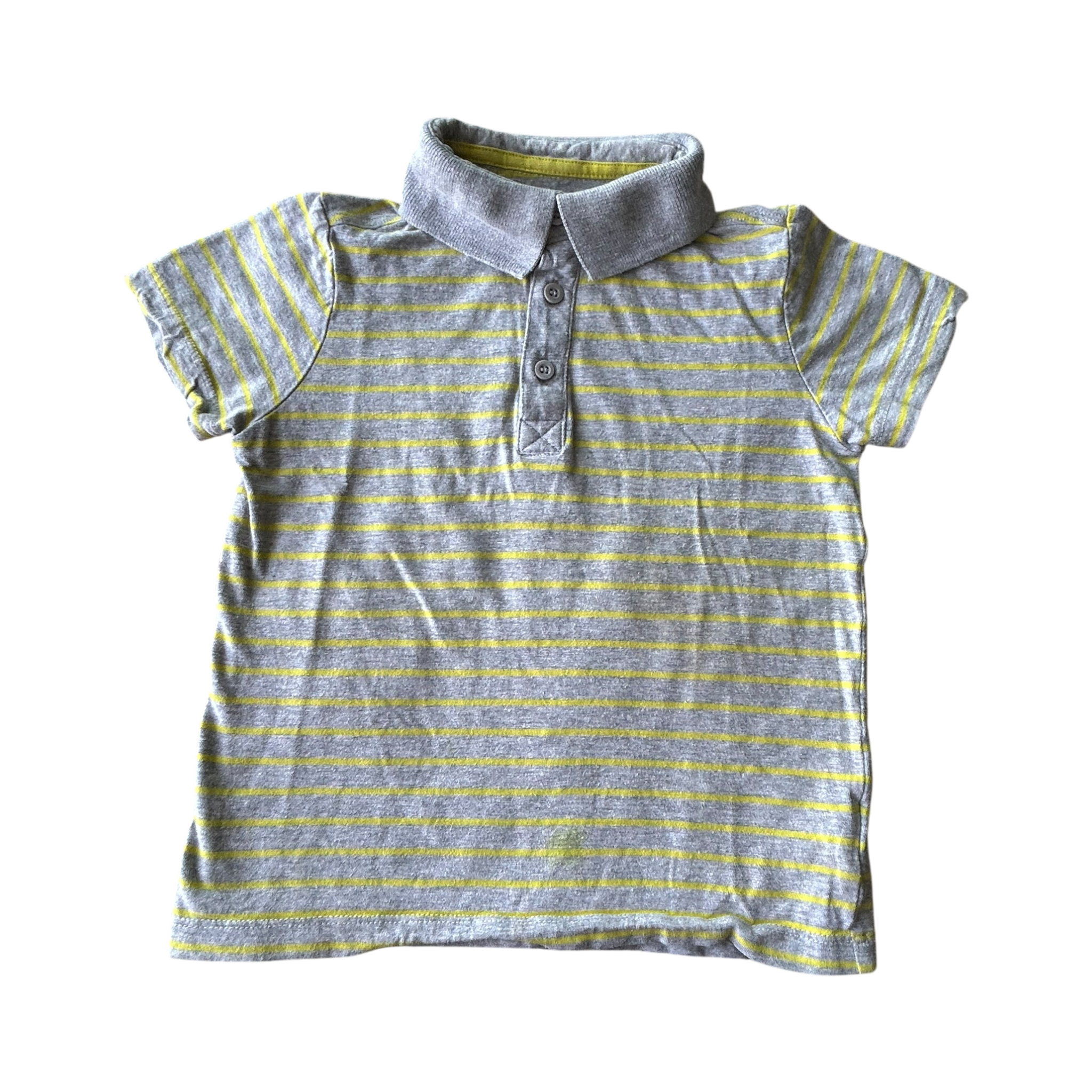 Boys ready steady go gray and yellow T-shirt size 3
