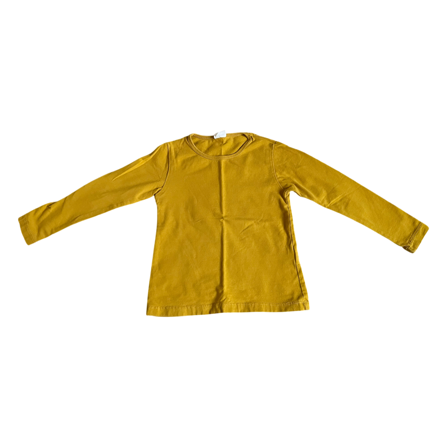 Boys basic girl yellow T-shirt size 4