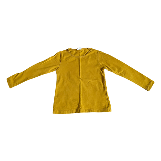 Boys basic girl yellow T-shirt size 4