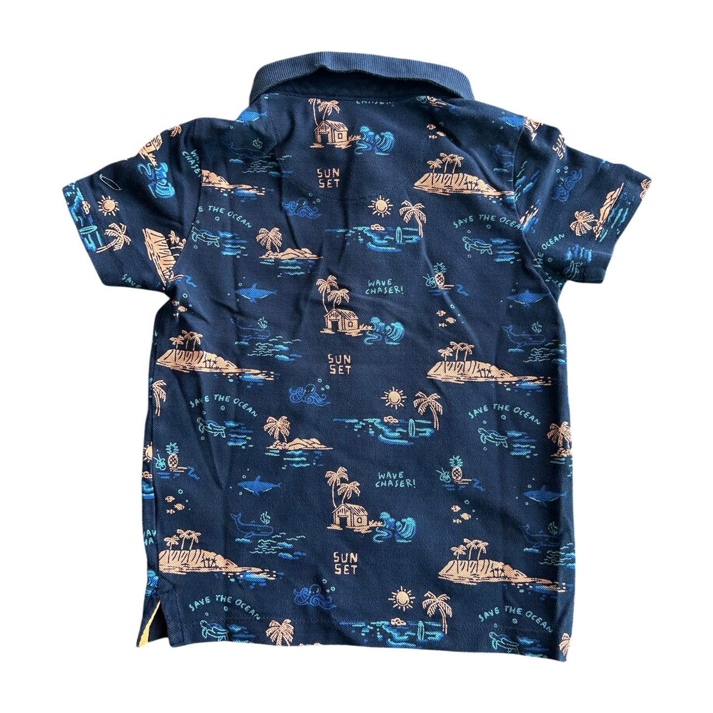 Boys mother care navy T-shirt size 4