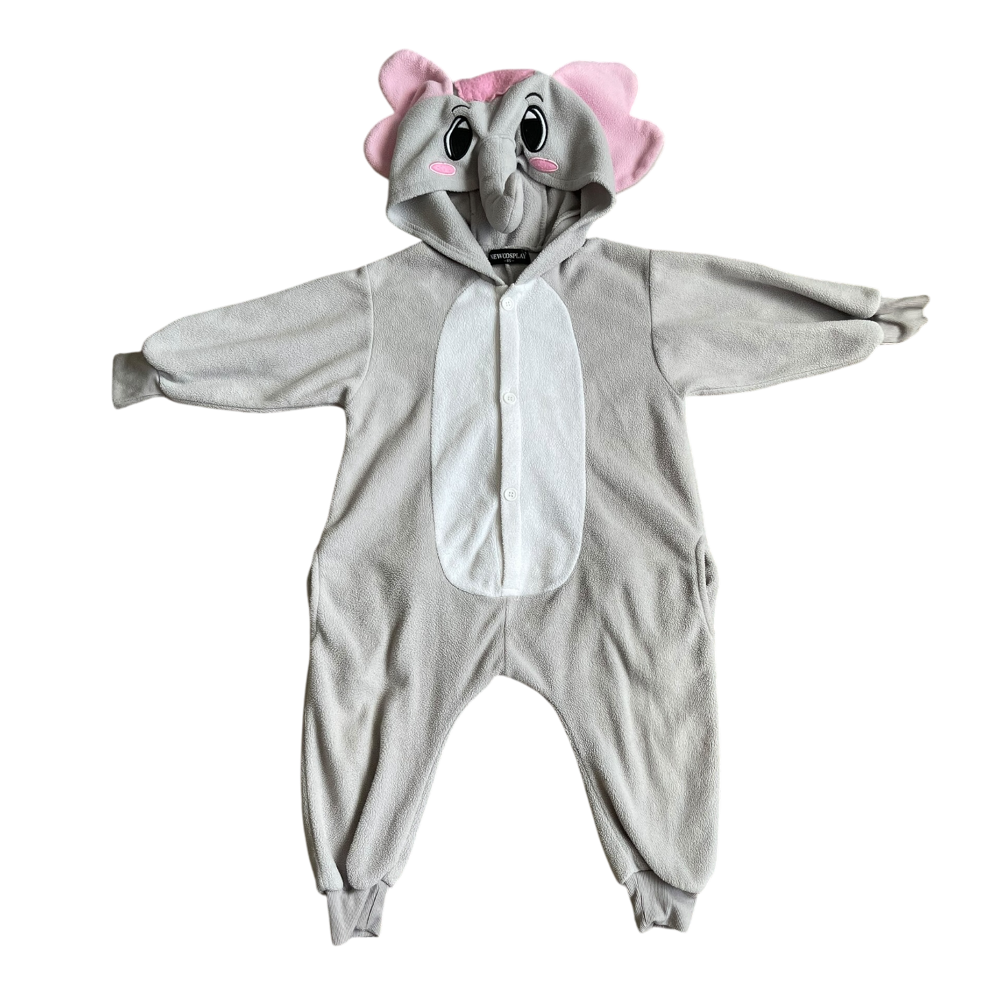 Girls new cosplay gray and pink Baby bodysuit size 8