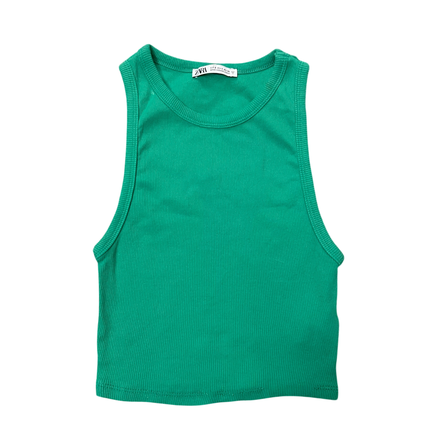 Girls zara green T-shirt size 4