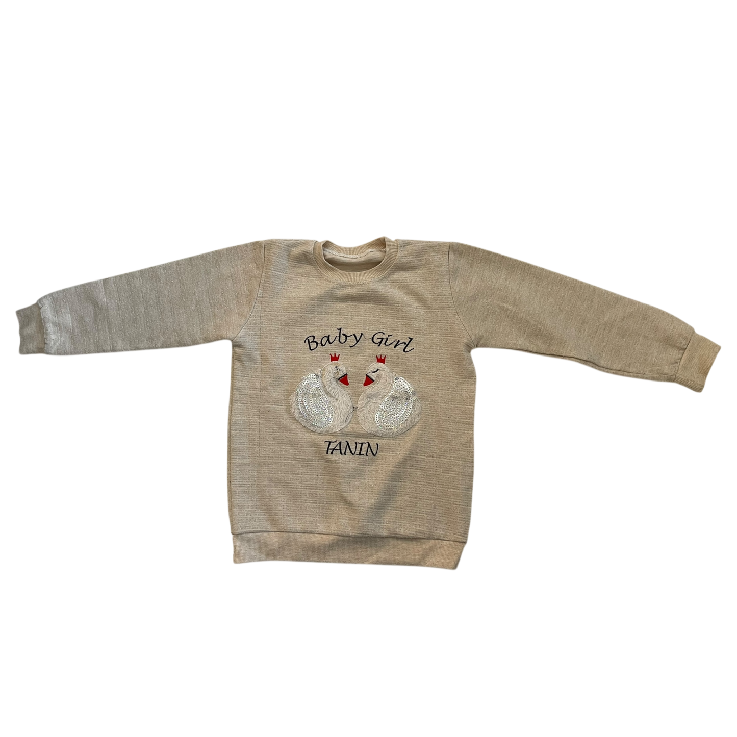 Girls unknown creamy Sweatshirt size 7