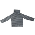 Boy Okaïdi Long Sleeve Tee Shirt Gray with Navy