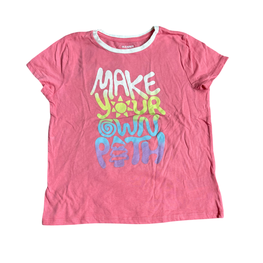 Girls old navy pink T-shirt size 10