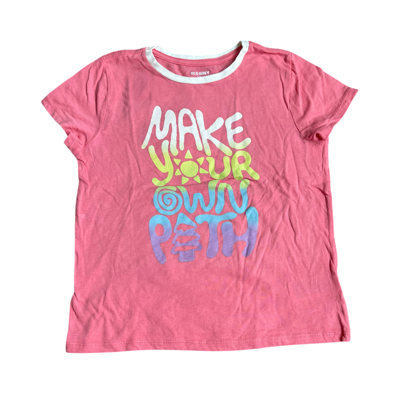 Girls old navy pink T-shirt size 10