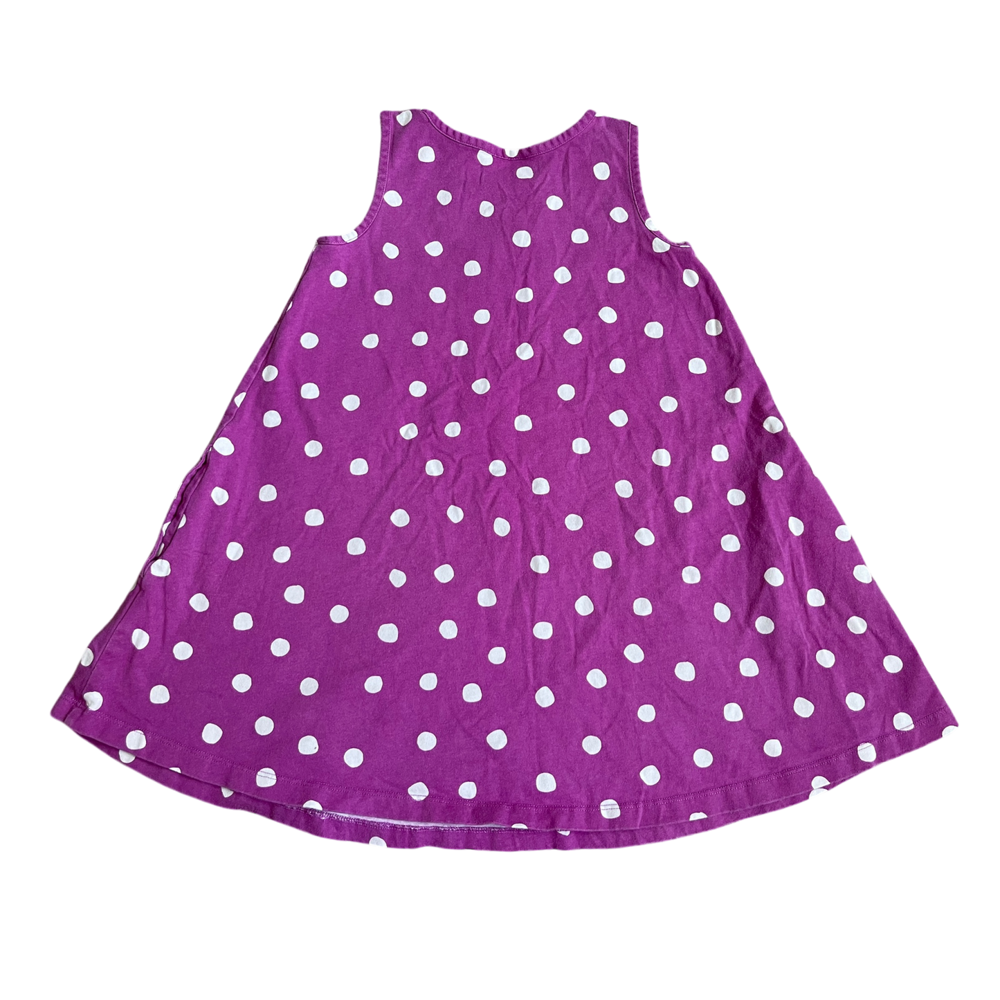 Girls hanna Andersson purple white Dress size 6