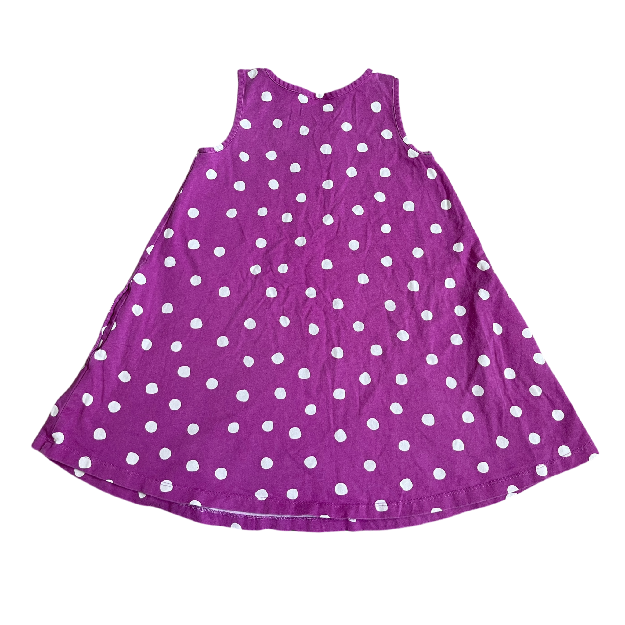 Girls hanna Andersson purple white Dress size 6
