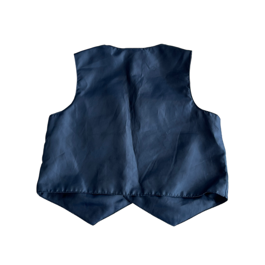 Boys great guy navy Pinstriped vest size 3