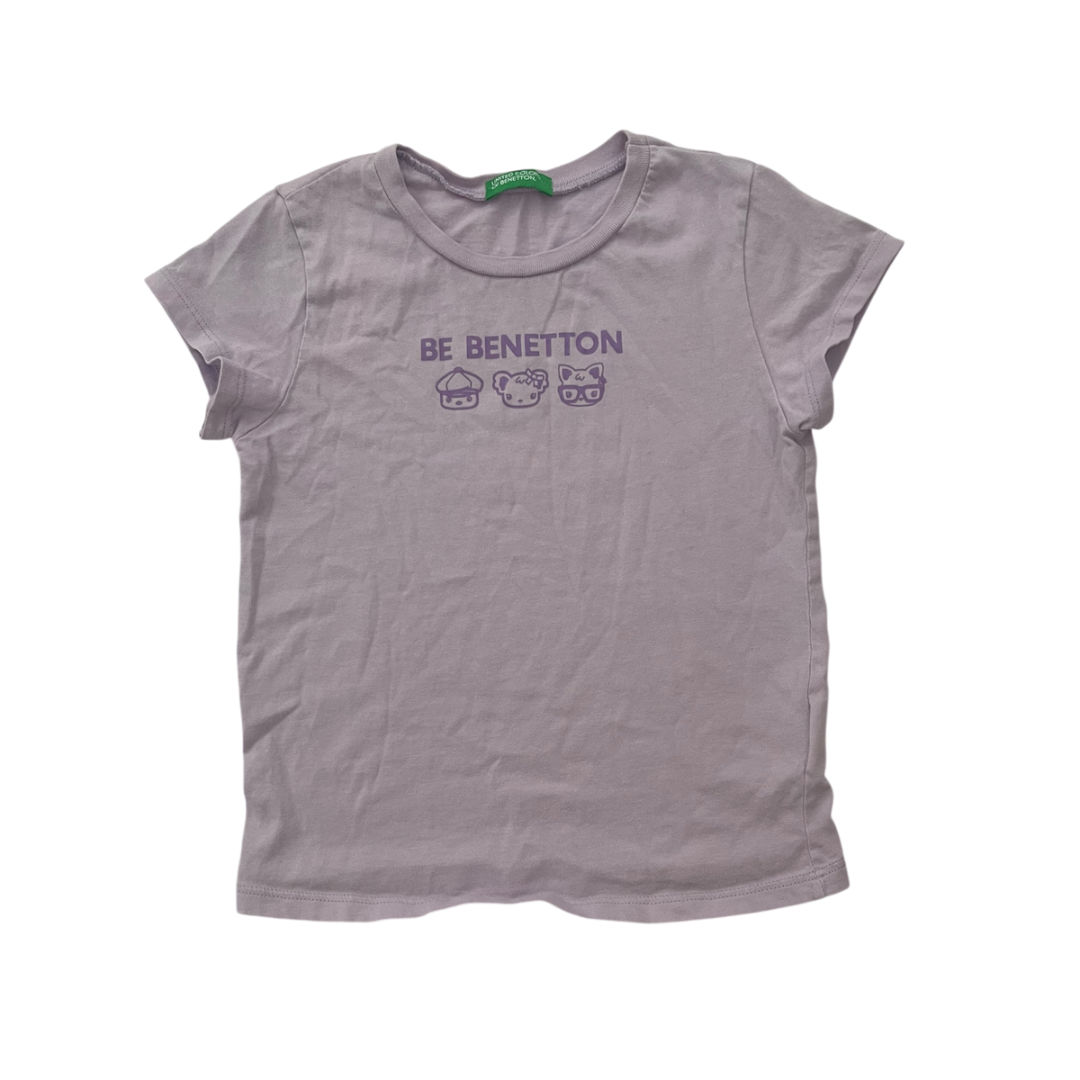 Girl United Colors of Benetton purple T-shirt size 4 year