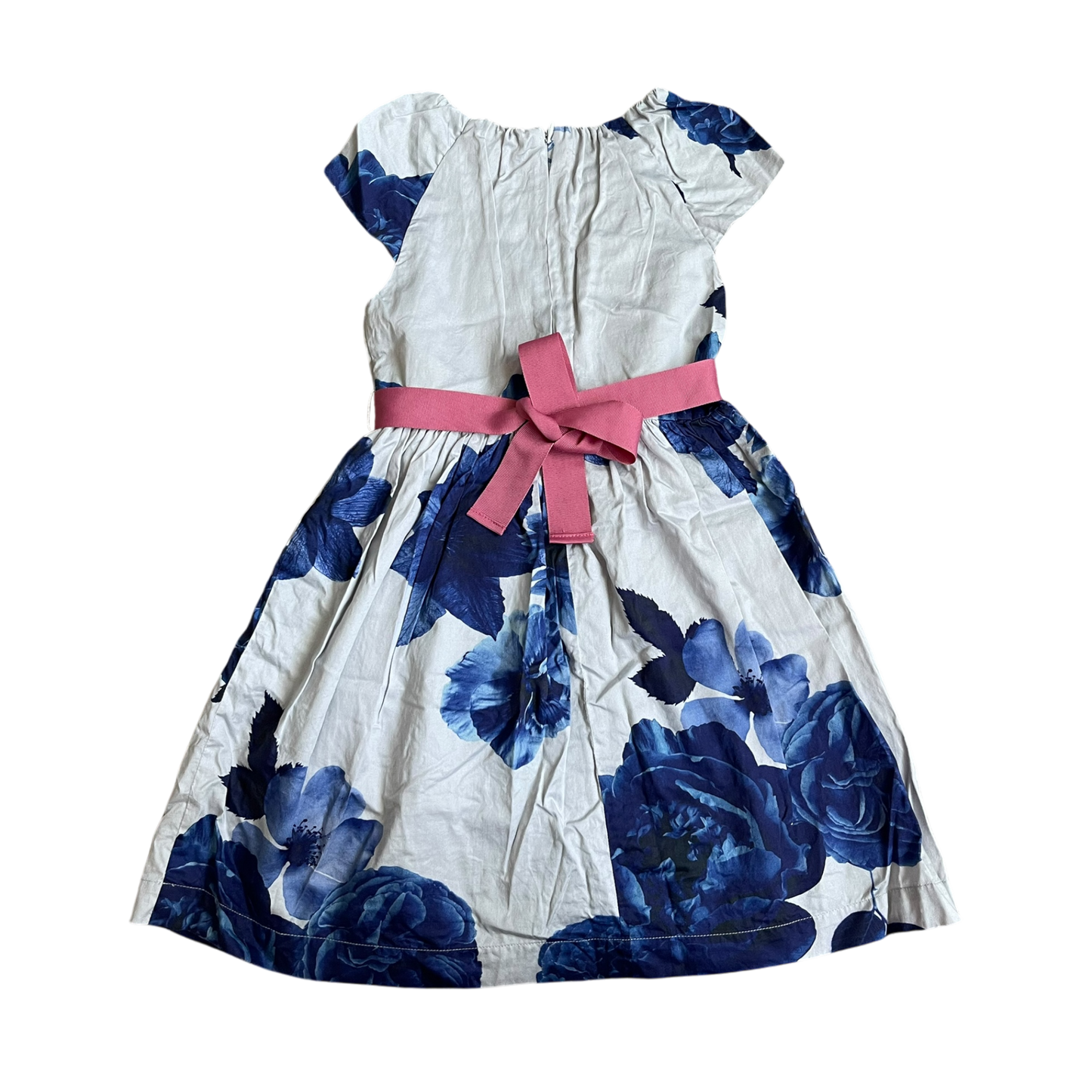 Girls mini boden navy and gray Dress size 7