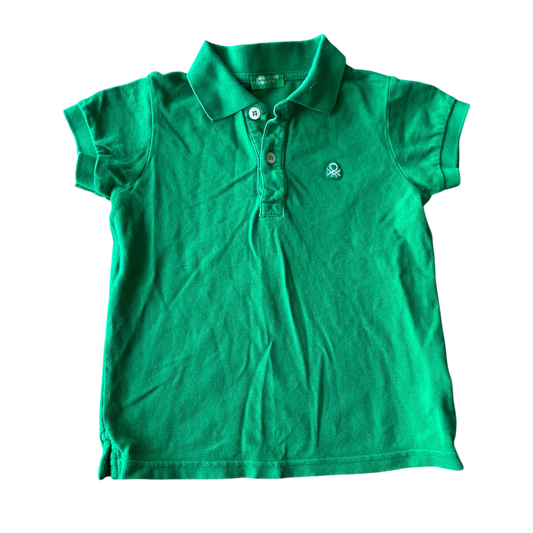 United Colors of Benetton Green Polo Boys