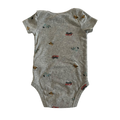 Boys carter’s gray Baby bodysuit size 6 mth