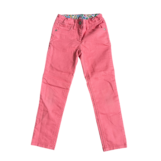 Girls mini boden pink Legging jeans size 6