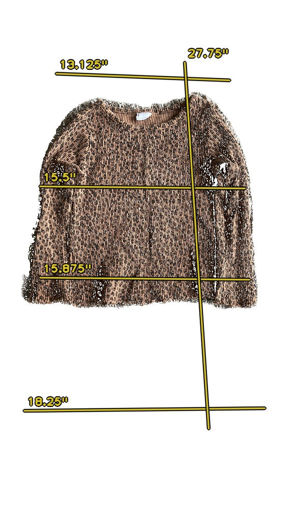 Girls gap brown T-shirt size 4