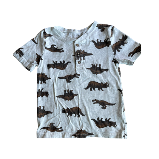 Boys carter’s white and brown T-shirt size 5