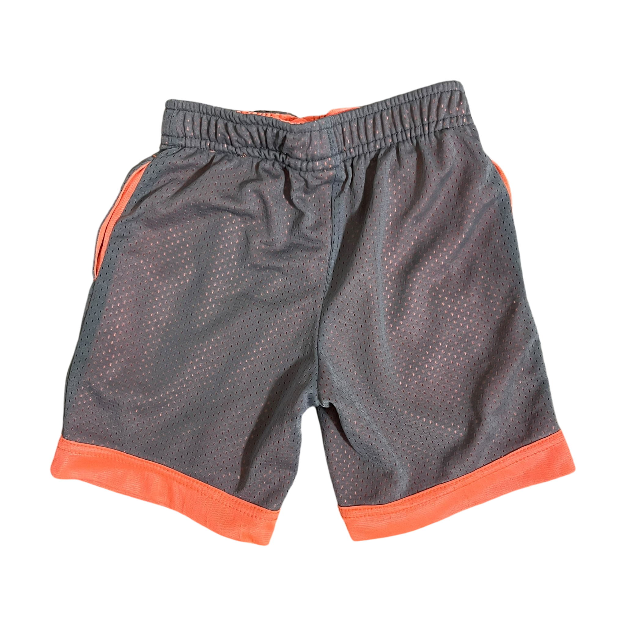 Boys athletic gray orange Short size 4