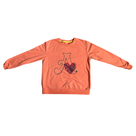 Girls SHEIN orange Sweatshirt size 10