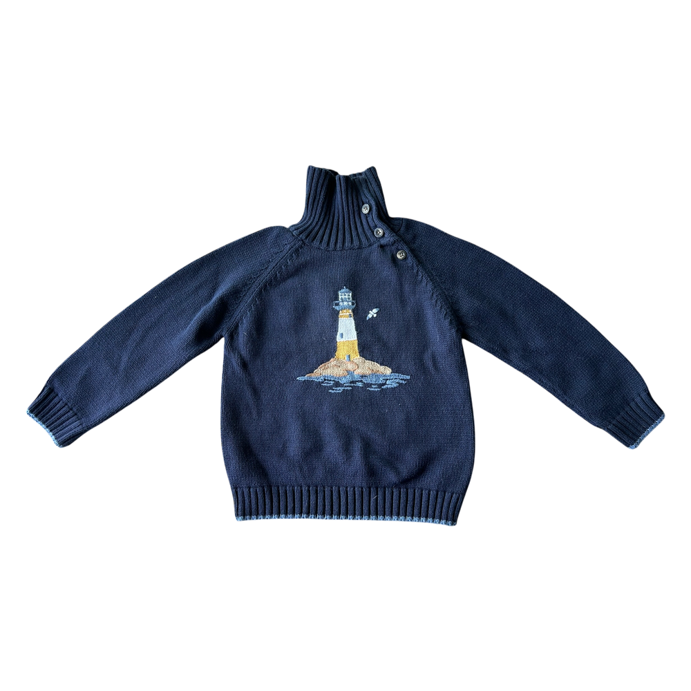 Boys Janie and jack navy Sweatshirt size 3