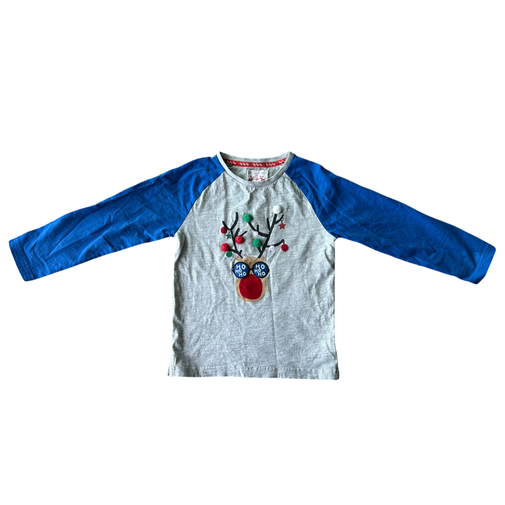 Boys matheroare blue gray T-shirt size 3