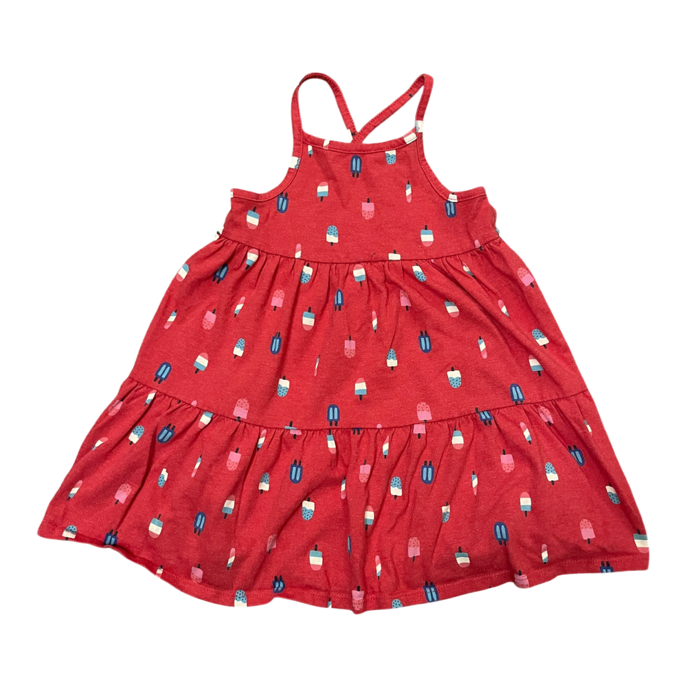 Girls cat & jack red Dress size 4