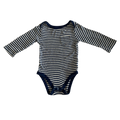 Boys cloud island navy and white Baby bodysuit size 6 mth