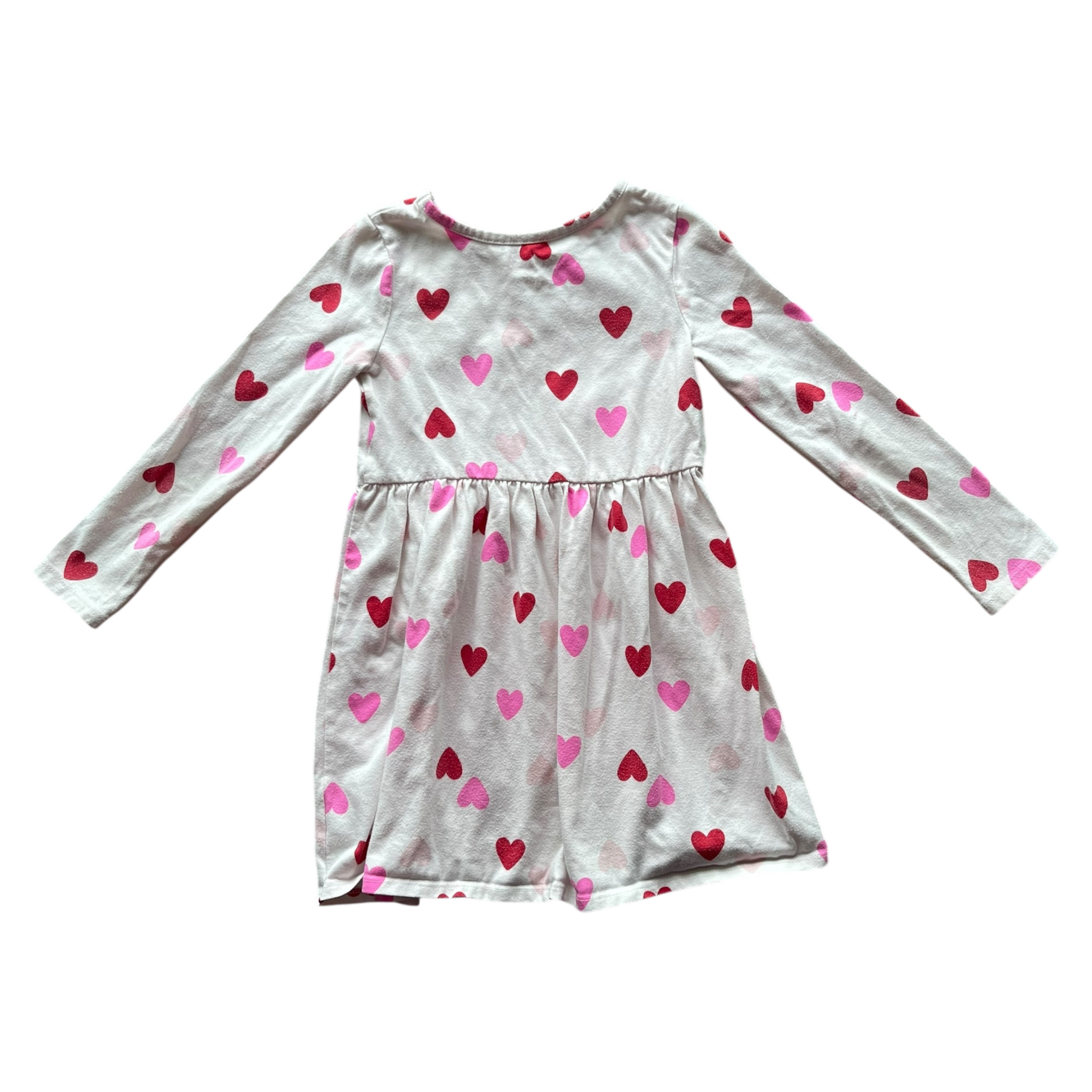 girls cat & jack white red & pink Dress size 5