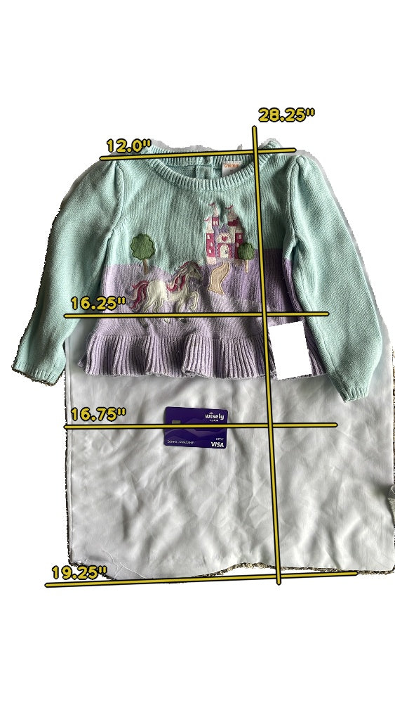 Girls Gymboree blue and purple Sweatshirt size 3