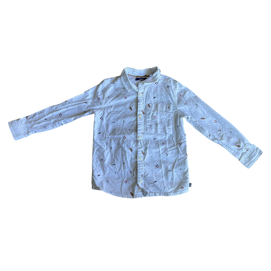 Boys Okaïdi white T-shirt size 5